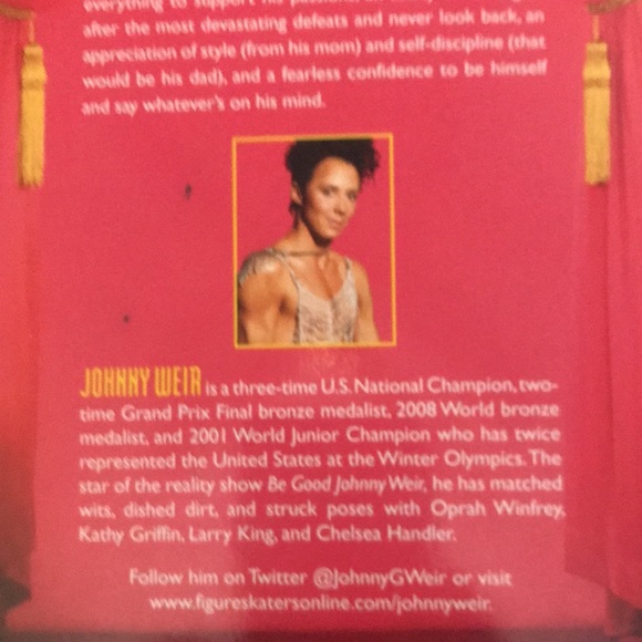 ⚡️FINAL PRICE⚡️ Johnny Weir “Welcome To My World” book - Picture 11 of 11